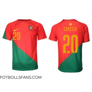 Portugal Joao Cancelo #20 Replika Hemmatröja VM 2022 Kortärmad